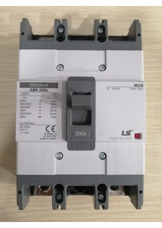 MCCB LS 2P 200A 65kA ( ABN202c )