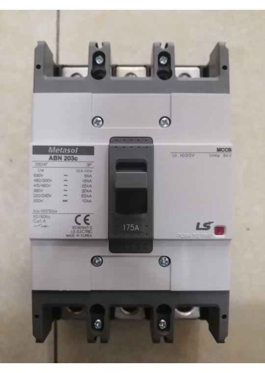 MCCB LS 3P 175A 30kA ( ABN203c )