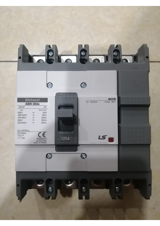 MCCB LS 4P 125A 30kA ( ABN204c )