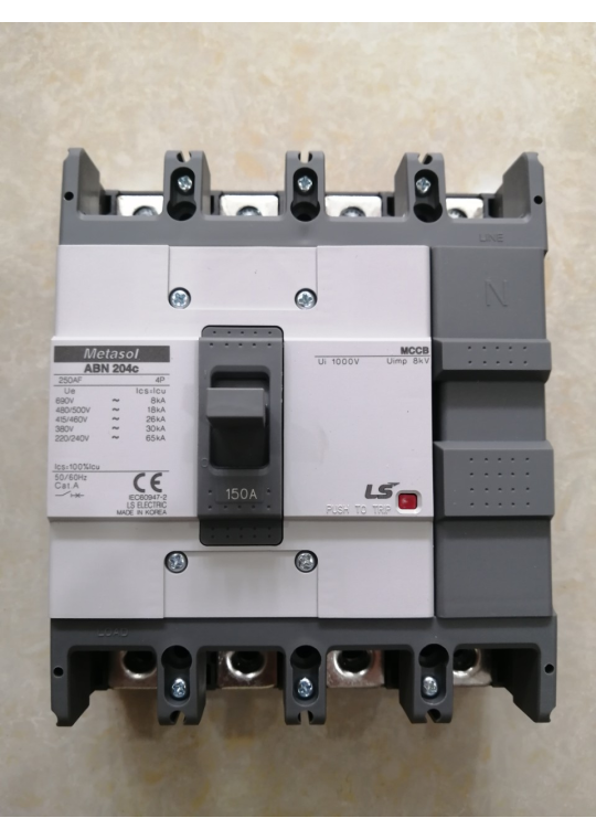 MCCB LS 4P 150A 30kA ( ABN204c )