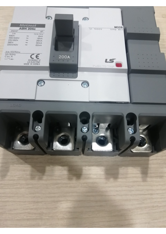 MCCB LS 4P 200A 30kA ( ABN204c )