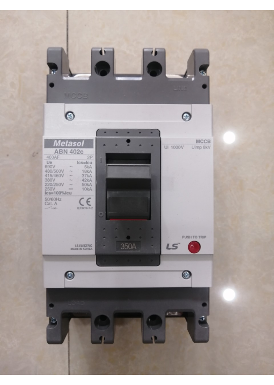 MCCB LS 2P 350A 50kA ( ABN402c )