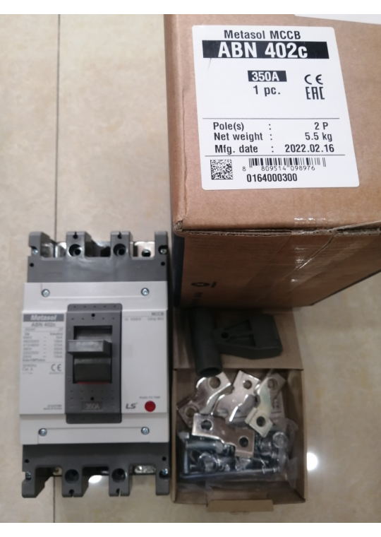 MCCB LS 2P 350A 50kA ( ABN402c )