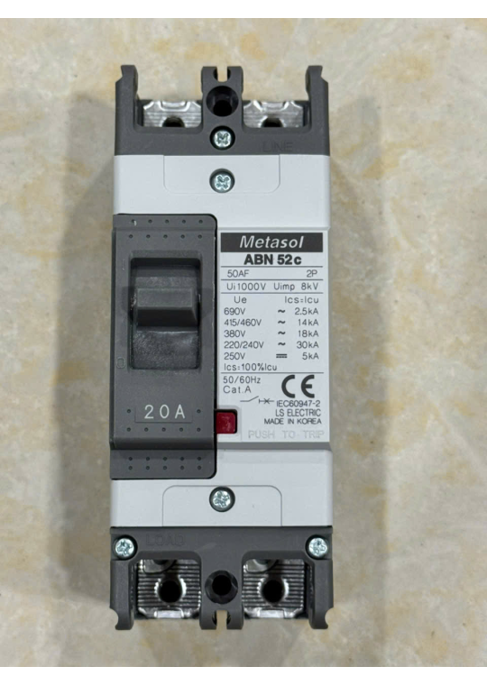 MCCB LS 2P 20A 30kA ( ABN52c )