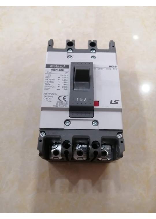 MCCB LS 3P 15A 18kA ( ABN53c )