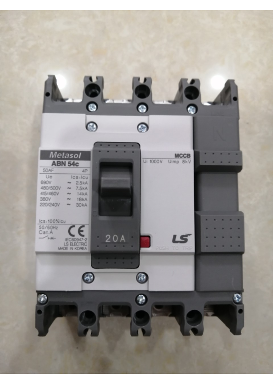 MCCB LS 4P 20A 18kA ( ABN54c )