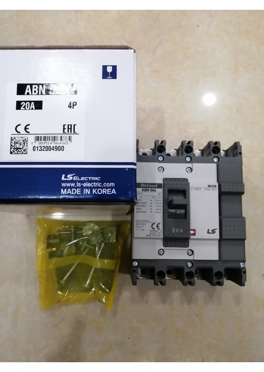 MCCB LS 4P 20A 18kA ( ABN54c )