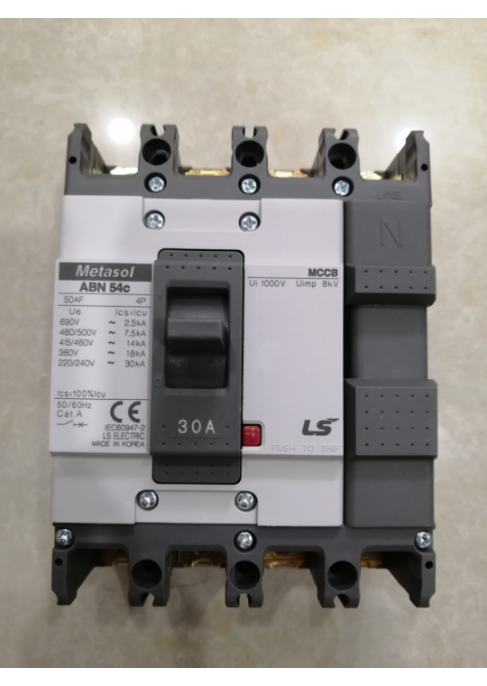 MCCB LS 4P 30A 18kA ( ABN54c )