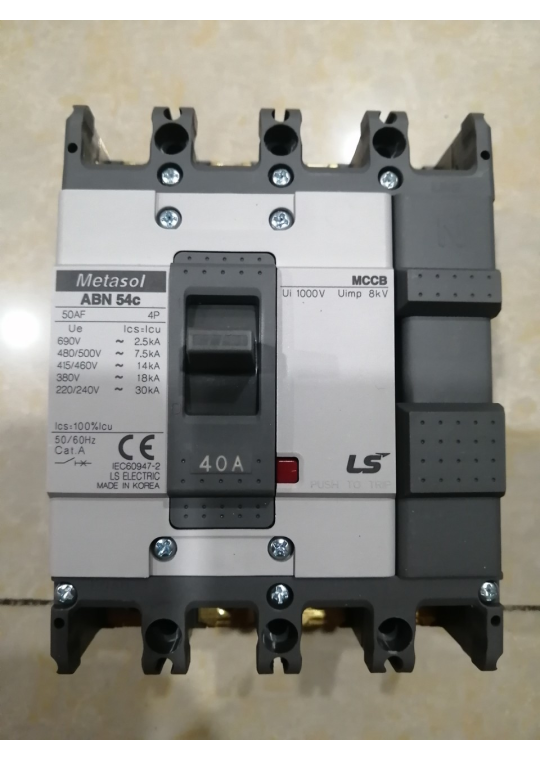MCCB LS 4P 40A 18kA ( ABN54c )