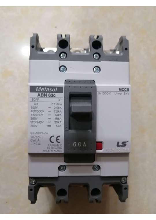 MCCB LS 3P 60A 18kA ( ABN63c )