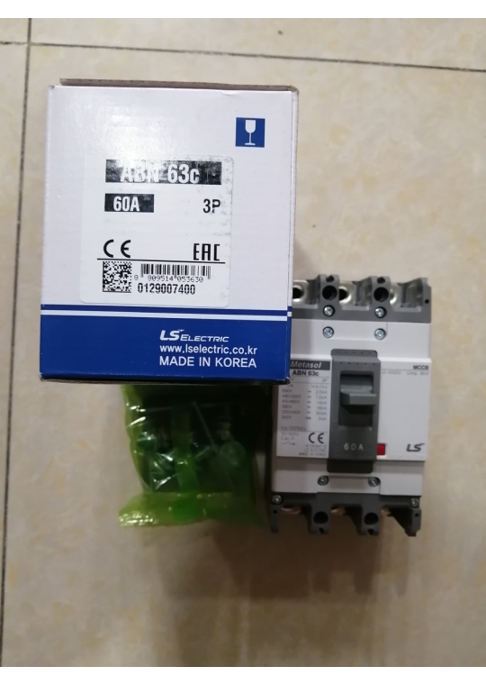 MCCB LS 3P 60A 18kA ( ABN63c )