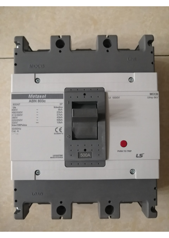 MCCB LS 3P 500A 45kA ( ABN803c )