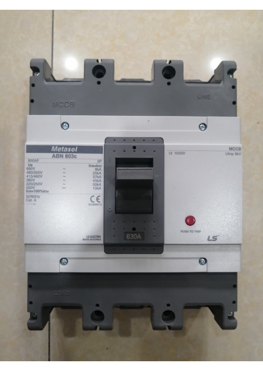 MCCB LS 3P 630A 45kA ( ABN803c )