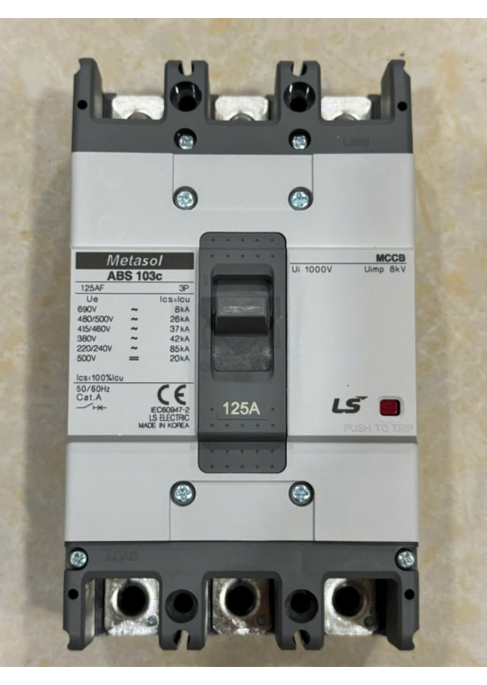 MCCB LS 3P 125A 42kA ( ABS103c )