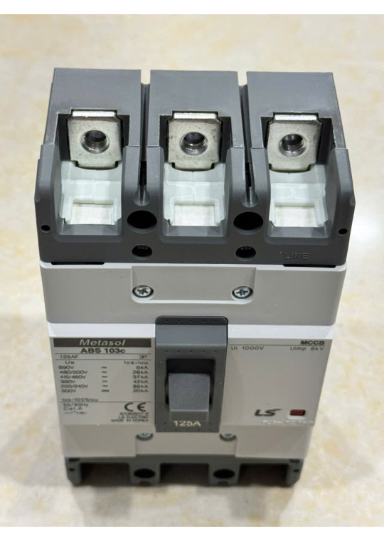 MCCB LS 3P 125A 42kA ( ABS103c )