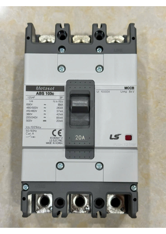 MCCB LS 3P 20A 42kA ( ABS103c )