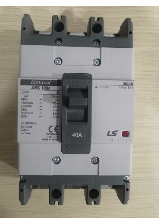 MCCB LS 3P 40A 42kA ( ABS103c )