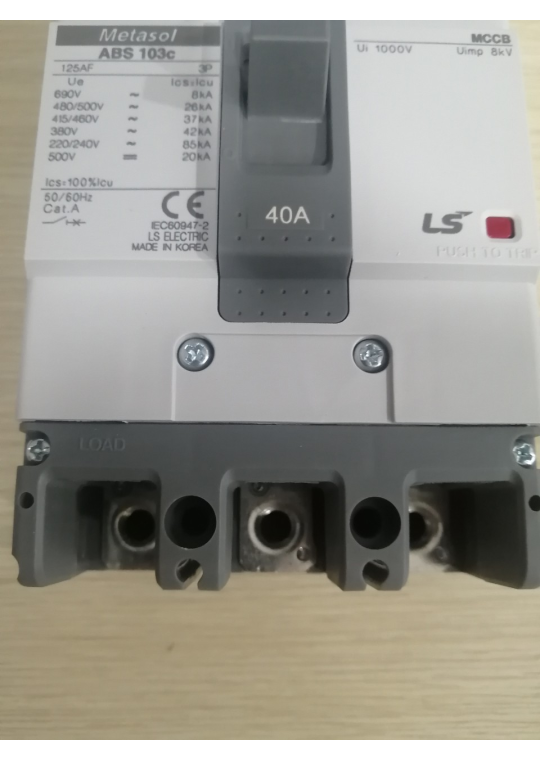 MCCB LS 3P 40A 42kA ( ABS103c )