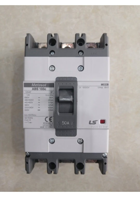 MCCB LS 3P 50A 42kA ( ABS103c )
