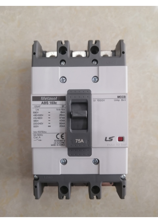 MCCB LS 3P 75A 42kA ( ABS103c )