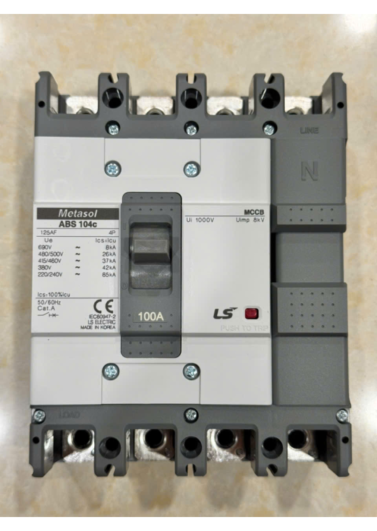MCCB LS 4P 100A 42kA ( ABS104c )