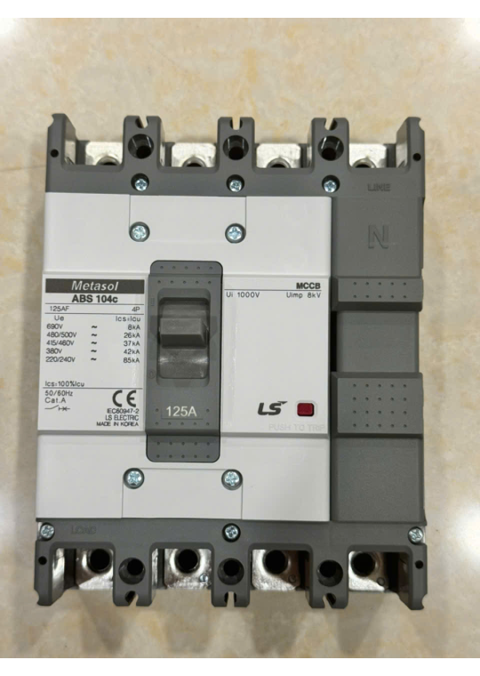 MCCB LS 4P 125A 42kA ( ABS104c )