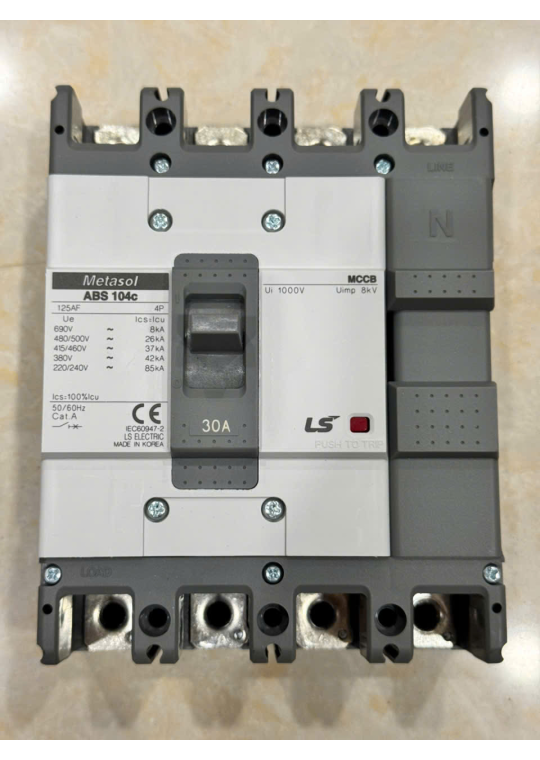 MCCB LS 4P 30A 42kA ( ABS104c )