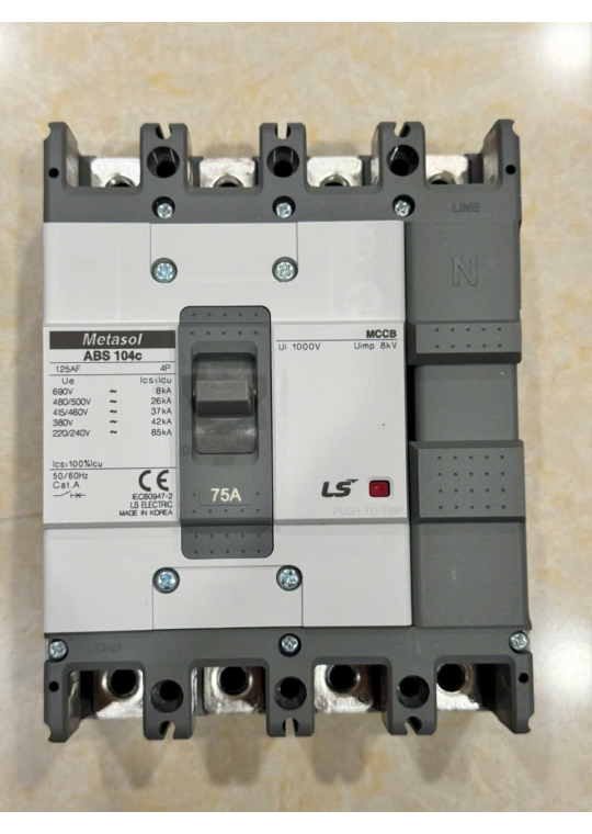 MCCB LS 4P 75A 42kA ( ABS104c )