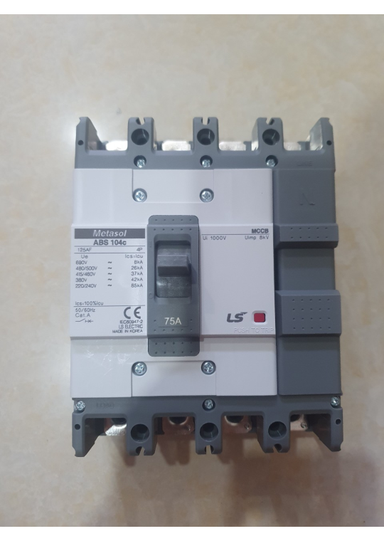 MCCB LS 4P 75A 42kA ( ABS104c )