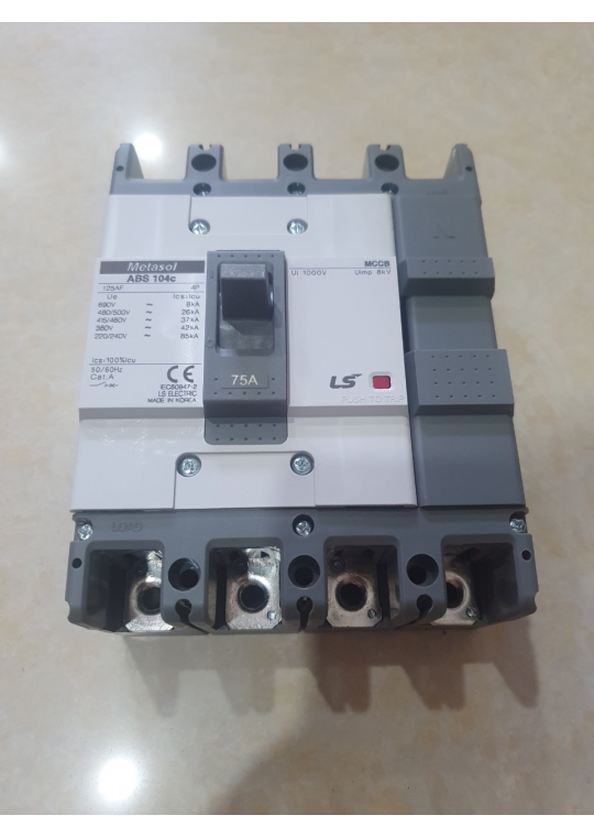 MCCB LS 4P 75A 42kA ( ABS104c )