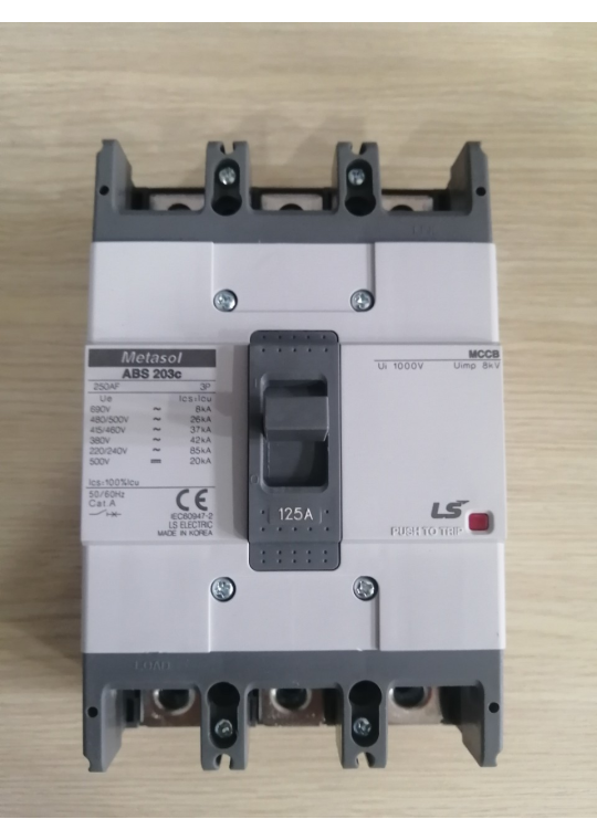 MCCB LS 3P 125A 42kA ( ABS203c )