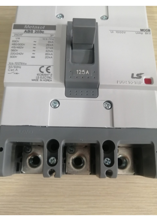 MCCB LS 3P 125A 42kA ( ABS203c )