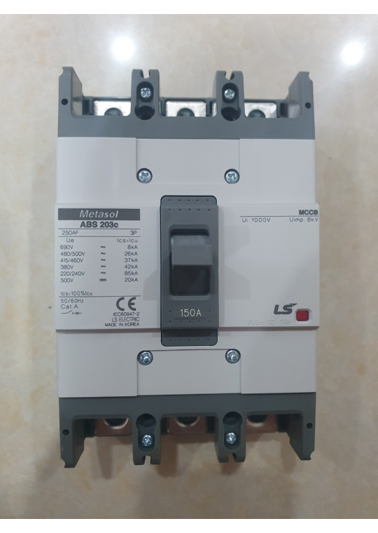 MCCB LS 3P 150A 42kA ( ABS203c )