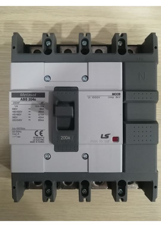 MCCB LS 4P 200A 42kA ( ABS204c )