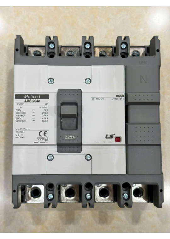 MCCB LS 4P 225A 42kA ( ABS204c )