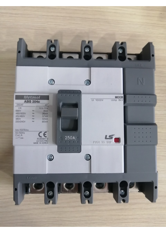 MCCB LS 4P 250A 42kA ( ABS204c )