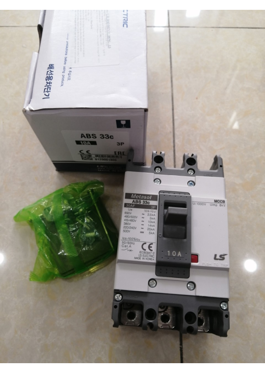 MCCB LS 3P 10A 14kA ( ABS33c )