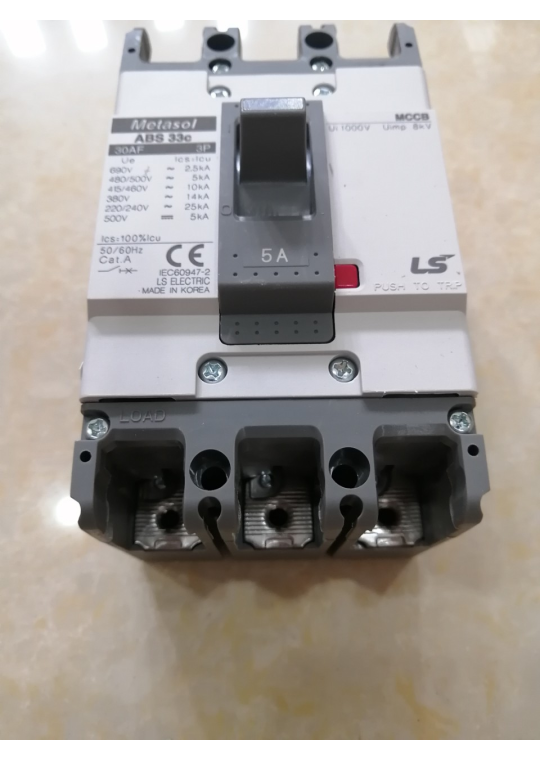 MCCB LS 3P 5A 14kA ( ABS33c )
