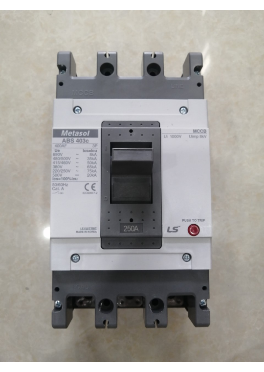 MCCB LS 3P 250A 65kA ( ABS403c )