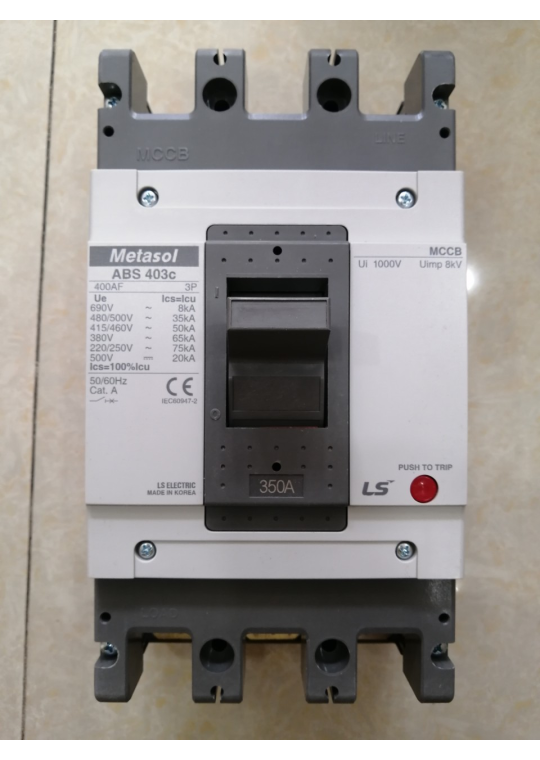 MCCB LS 3P 350A 65kA ( ABS403c )