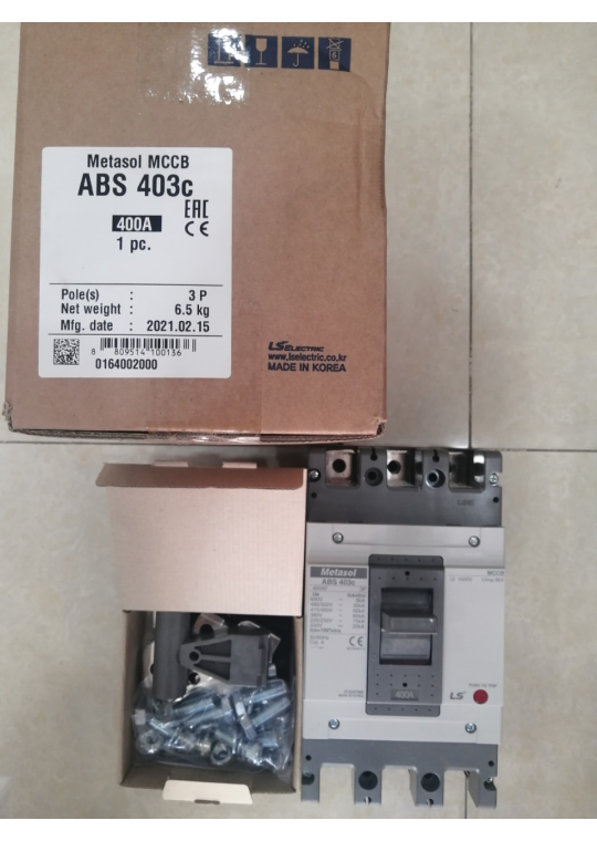 MCCB LS 3P 400A 65kA ( ABS403c )