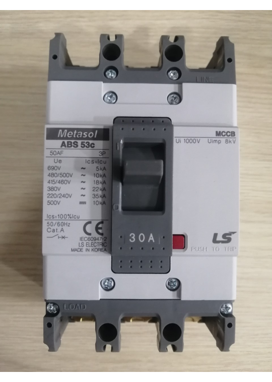 MCCB LS 3P 30A 22kA ( ABS53c )