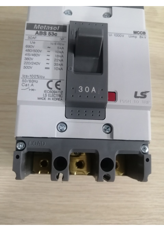 MCCB LS 3P 30A 22kA ( ABS53c )