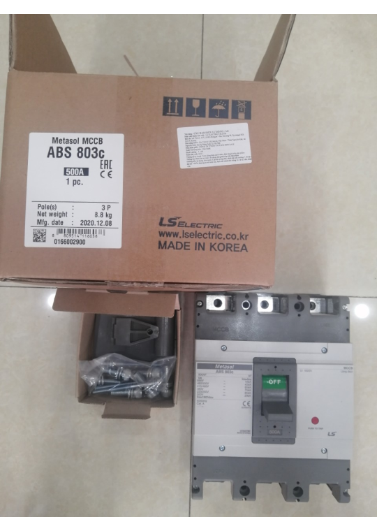 MCCB LS 3P 500A 75kA ( ABS803c )