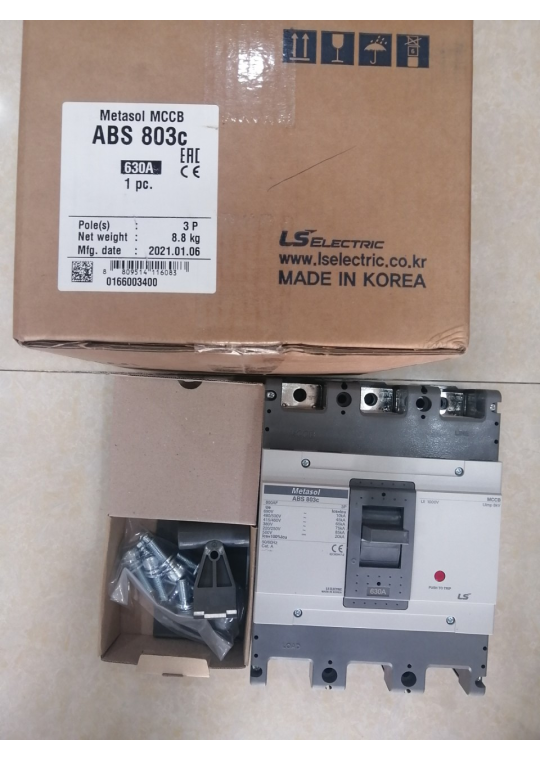 MCCB LS 3P 630A 75kA ( ABS803c )