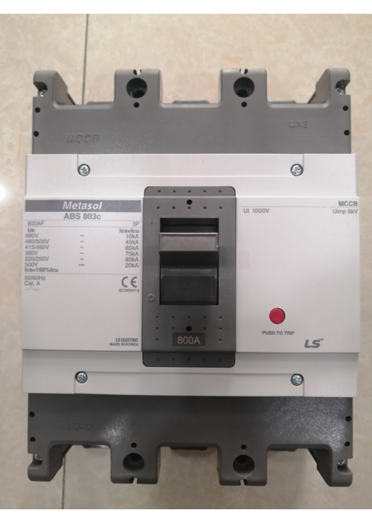 MCCB LS 3P 800A 75kA ( ABS803c )