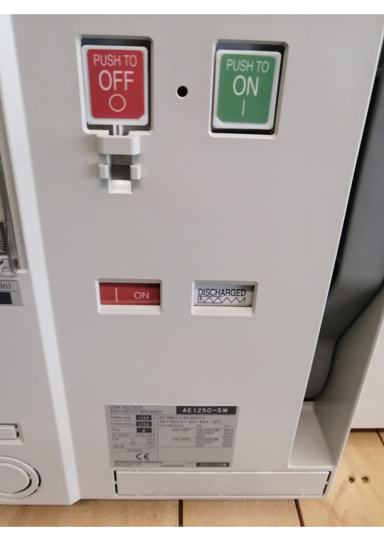 ACB MITSUBISHI 4P 1250A 65kA loại cố định ( AE1250-SW )