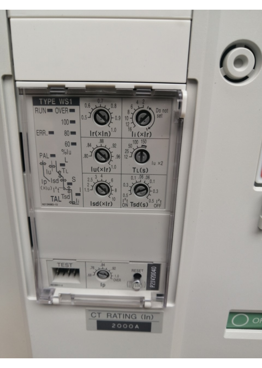 ACB MITSUBISHI 3P 2000A 85kA/100kA loại cố định ( AE2000-SW )