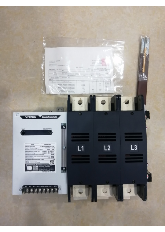  Bộ chuyển nguồn ATS VITZRO VAT-66WN 3P 600A ( B60060WN )