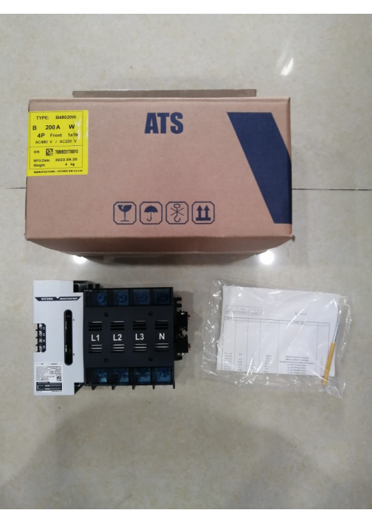  Bộ chuyển nguồn ATS VITZRO VAT-62W 4P 200A ( B48020W )